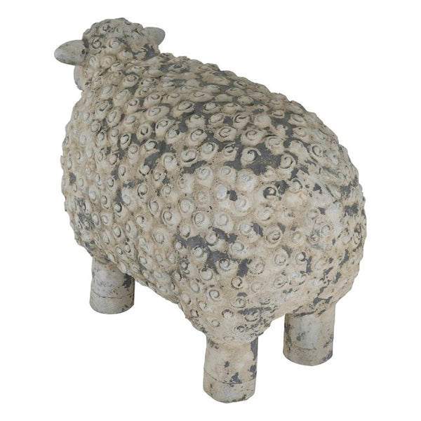 English Elm 25.8X13.2x18.1 Cast Magnesium Sheep Figurine Distressed Farmhouse Estate Garden Decor W2078P554747