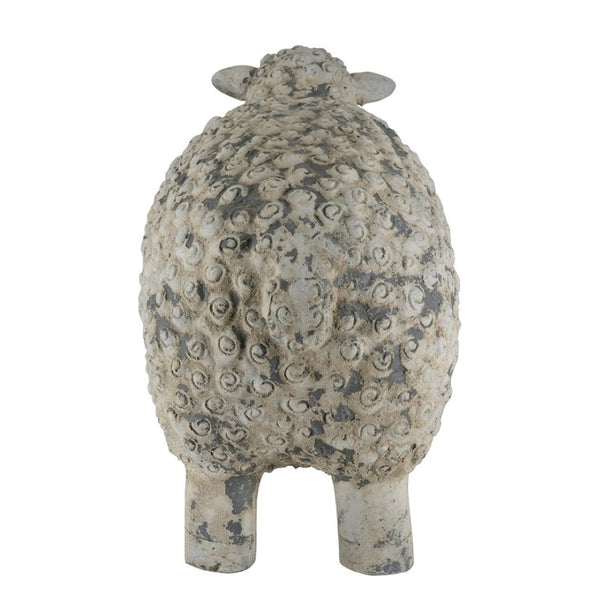 English Elm 25.8X13.2x18.1 Cast Magnesium Sheep Figurine Distressed Farmhouse Estate Garden Decor W2078P554747