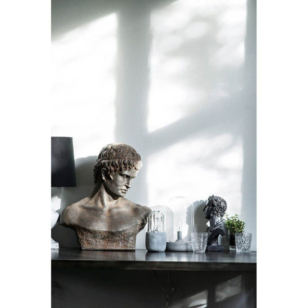English Elm 19X9x22.5 Atticus Classical Bust Sculpture Weathered Composite Finish Indoor Outdoor Display Let Me Count: = 9, Space, = 7, = 9, = 4, = 9, W-E-A-T W2078P591104