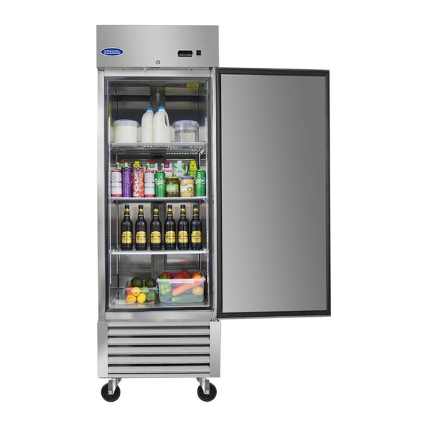 English Elm Orikool Stainless Steel Reach in Commercial Refrigerator 23 Cu Ft ETL Certified Upright W2095126109