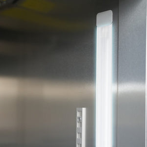 English Elm Orikool Stainless Steel Reach-In Merchandiser with Swing Glass Door and LED Lighting W2095126113
