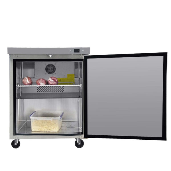 English Elm Orikool Stainless Steel Undercounter Commercial Freezer 8 Cu Ft ETL Certified Kitchen Unit W2095126116