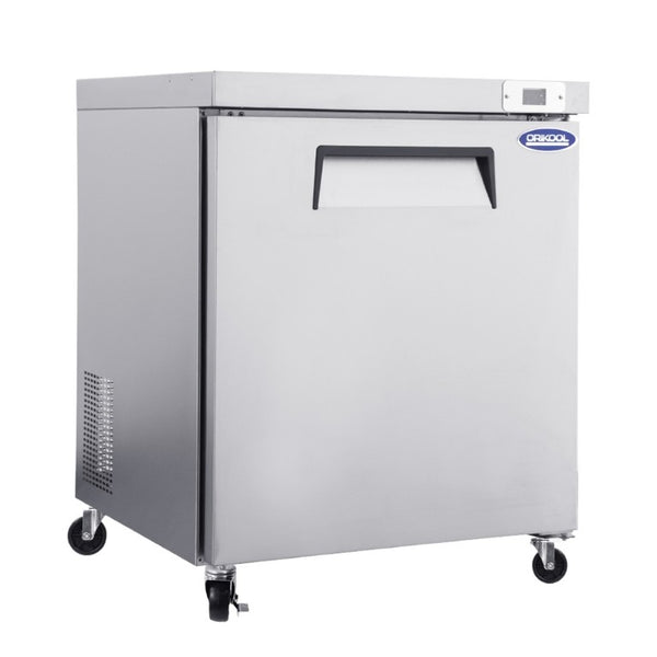 English Elm Orikool Stainless Steel Undercounter Commercial Freezer 8 Cu Ft ETL Certified Kitchen Unit W2095126116