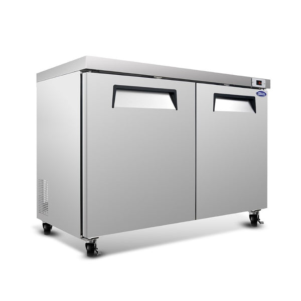 English Elm Orikool Stainless Steel Undercounter Commercial Refrigerator 18.5 Cu Ft Dual Door W2095126119