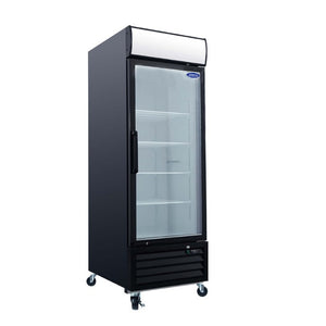 English Elm Orikool Commercial Reach in Display Freezer with Triple Glass Door and LED Branding Panel W2095126138