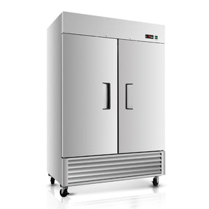 English Elm 54 Inch Commercial Reach-In Refrigerator Stainless Steel Two Door 49 Cu Ft ETL W2095P387447