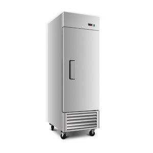 English Elm 27 Inch Stainless Steel Upright Reach in Freezer 23 Cu Ft Commercial Kitchen Storage W2095P436595