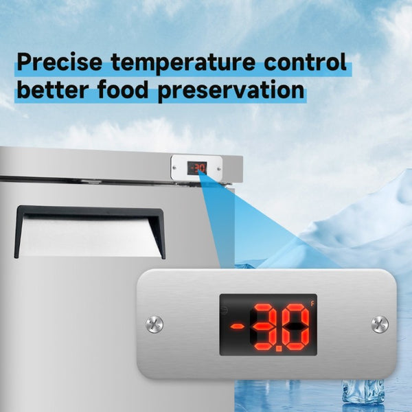 English Elm Tuc29f Undercounter Commercial Freezer Stainless Steel Digital Temp Control ETL W2095P475594
