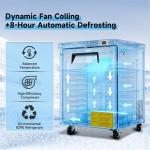English Elm Tuc29f Undercounter Commercial Freezer Stainless Steel Digital Temp Control ETL W2095P475594