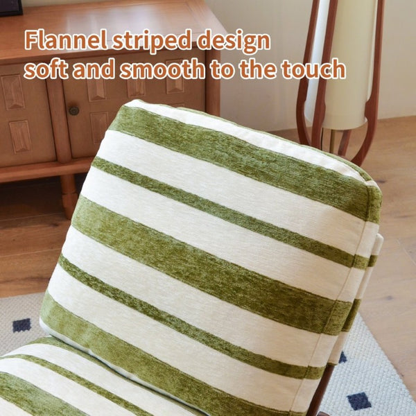 English Elm Comfortable Glider Rocking Chair Solid Wood Frame Plush Upholstered Nursery Accent Green W2105P500930