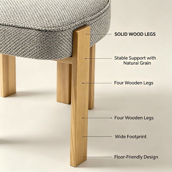 English Elm Modern Wingback Faux Leather Accent Chair with X-frame Legs for Living Room Reading Grey W2105P513630