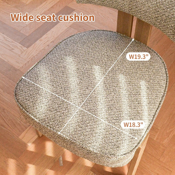 English Elm Modern Wingback Faux Leather Accent Chair with X-frame Legs for Living Room Reading Grey W2105P513630