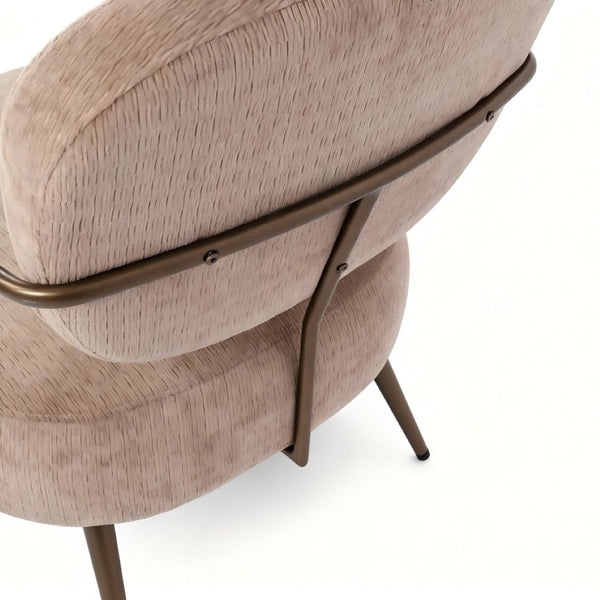 English Elm Modern Wingback Faux Leather Accent Chair with X-frame Legs for Living Room Reading W2105P517477