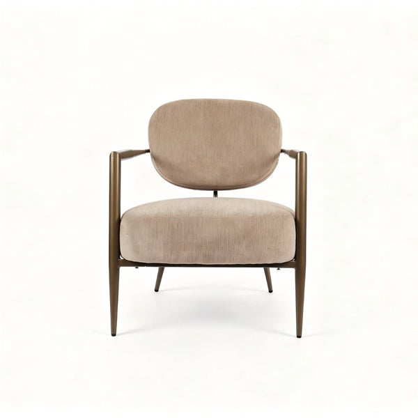 English Elm Modern Wingback Faux Leather Accent Chair with X-frame Legs for Living Room Reading W2105P517477
