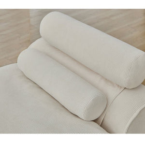 English Elm New Modular Corduroy Two Seat Sofa with Pocket Spring Support and Lumbar Neck Pillows W2108P236840