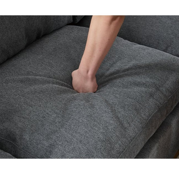 English Elm [new Modular Sectional Sofa with Wireless Charging Cup Holders Linen Upholstery 5 Seat W2108S00040
