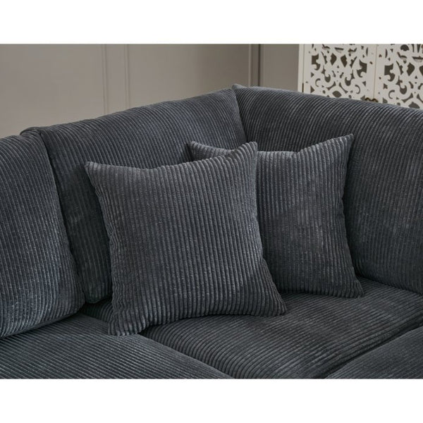 English Elm New Modular L Shaped Sectional Sofa Corduroy Upholstered Deep Seat Five Person Living Room W2108S00090