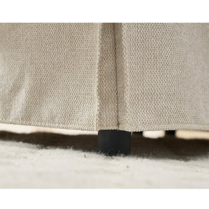 English Elm [new Arrived] Modular Linen Sectional Sofa with Reversible Chaise and Pocket Spring Support Beige W2108S00098