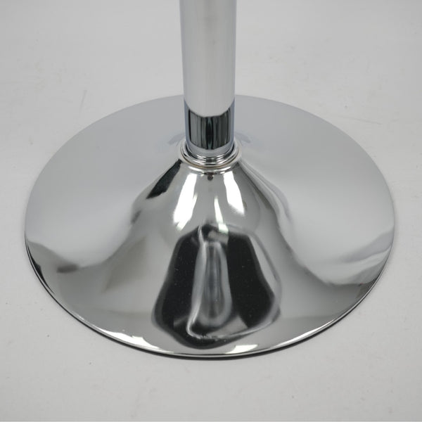 English Elm Hengming Velvet Upholstered Barstools with Electroplated Silver Base Set of 2 Club Style Grey W212P351234