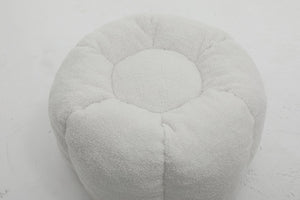 English Elm Sofa Bean Bag Chair Faux Fur Memory Foam Oversized Lounge Seat for Game Bedroom White W2200P239876
