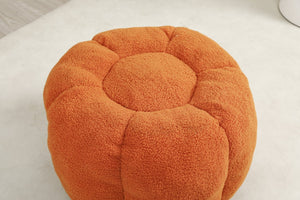 English Elm Sofa Bean Bag Chair Faux Fur Memory Foam Oversized Lounge Seat for Game Bedroom Yellow W2200P302151