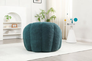 English Elm Sofa Bean Bag Chair Faux Fur Memory Foam Oversized Lounge Seat for Game Bedroom Green W2200P302155