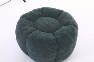 English Elm Sofa Bean Bag Chair Faux Fur Memory Foam Oversized Lounge Seat for Game Bedroom Green W2200P302155