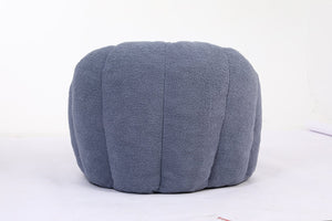 English Elm Sofa Bean Bag Chair Faux Fur Memory Foam Oversized Lounge Seat for Game Bedroom Light Blue W2200P302157