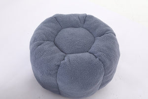 English Elm Sofa Bean Bag Chair Faux Fur Memory Foam Oversized Lounge Seat for Game Bedroom Light Blue W2200P302157