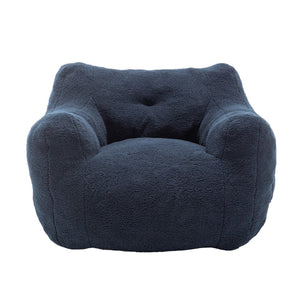 English Elm Bean Bag Chair with Armrests Memory Foam Filled Lounge Seat for Adults Living Room W2200P516648