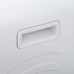 English Elm Homcom Compact Front Load Electric Dryer 3.2 Cu Ft Steel Drum Seven Modes for Small Spaces White W2225P156102