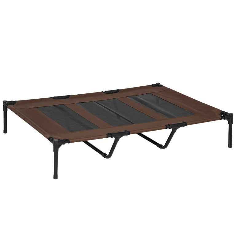 English Elm Pawhut Elevated Mesh Pet Cot with Steel Frame Carry Bag Indoor Outdoor Use W2225P200381