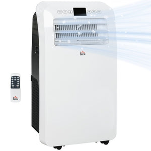 English Elm Homcom 12000 BTU Portable AC Unit Cools 550 Sq Ft with Dehumidifier and Fan Modes W2225P200463