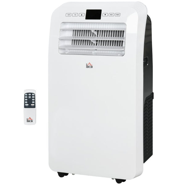 English Elm Homcom 12000 BTU Portable AC Unit Cools 550 Sq Ft with Dehumidifier and Fan Modes W2225P200463