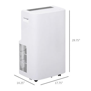 English Elm Homcom 12000 BTU Portable Air Conditioner Cooling Fan Dehumidifier with Remote Timer W2225P200491