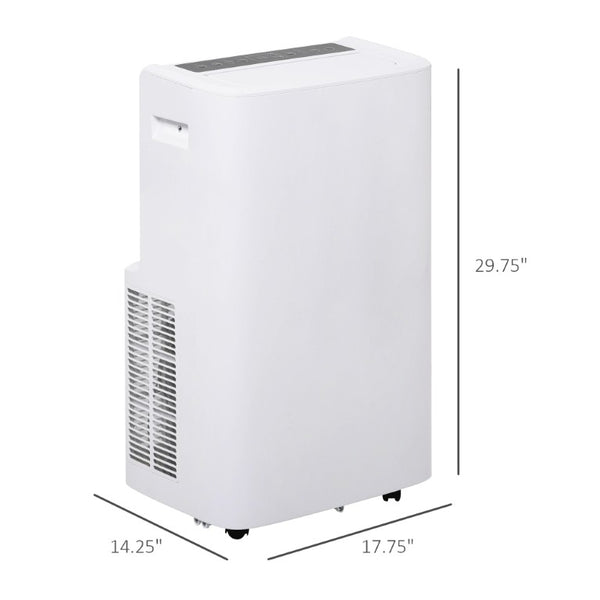 English Elm Homcom 12000 BTU Portable Air Conditioner Cooling Fan Dehumidifier with Remote Timer W2225P200491