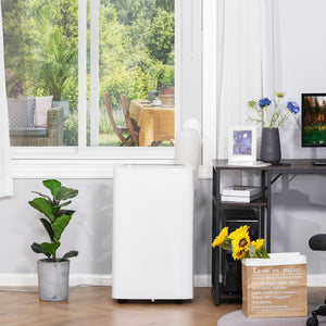 English Elm Homcom 12000 BTU Portable Air Conditioner Cooling Fan Dehumidifier with Remote Timer W2225P200491