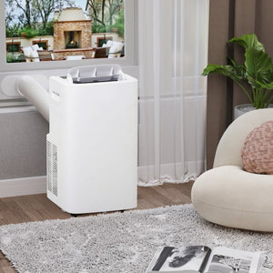English Elm Homcom 12000 BTU Portable Air Conditioner Cooling Fan Dehumidifier with Remote Timer W2225P200491