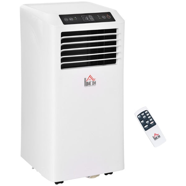 English Elm Homcom 8000 BTU Portable AC Unit with Dehumidifier Mode and 24 Hour Timer for Small Rooms W2225P217683