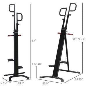 English Elm Soozier Vertical Climbing Stepper Steel Frame Foldable Full Body Cardio Machine W2225P229719