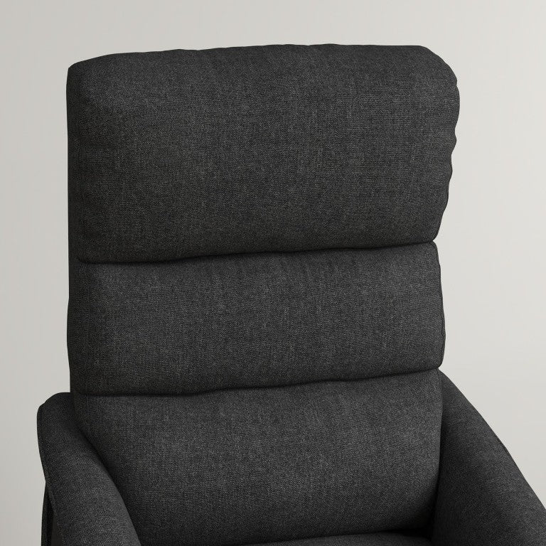 English Elm Homcom Motorized Lift Recliner with Pocket Spring Comfort and Linen Fabric for Seniors W2225P595816
