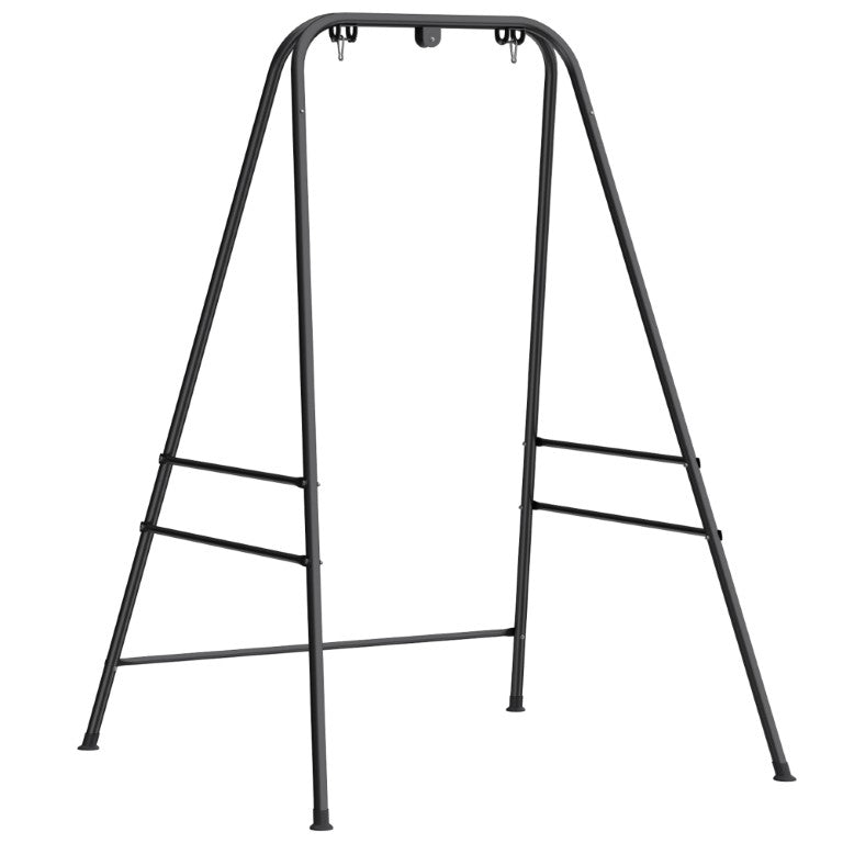 English Elm Outsunny Steel Hammock Chair Stand with Four Point Base and Three Hanging Rings Indoor Outdoor W2225P596936
