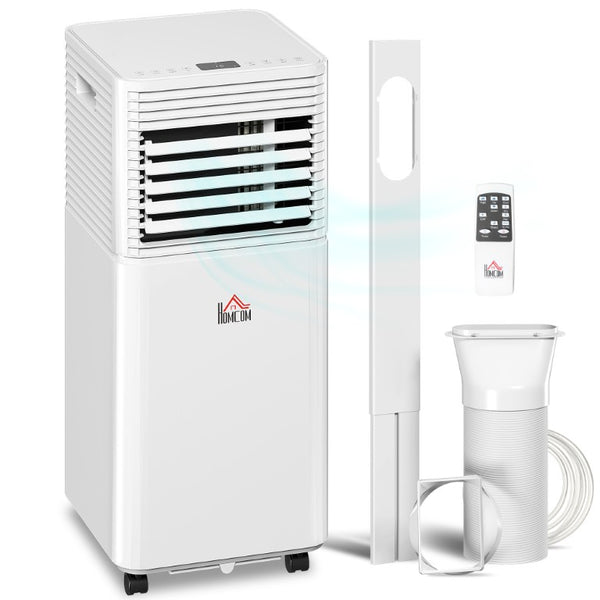 English Elm Homcom 10000 BTU Portable AC Unit 4In1 Cooling Fan Dehumidifier for 441 Sq Ft W2225P596937