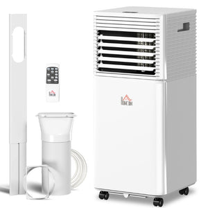 English Elm Homcom 10000 BTU Portable AC Unit 4In1 Cooling Fan Dehumidifier for 441 Sq Ft W2225P596937