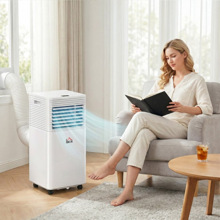 English Elm Homcom 10000 BTU Portable AC Unit 4In1 Cooling Fan Dehumidifier for 441 Sq Ft W2225P596937