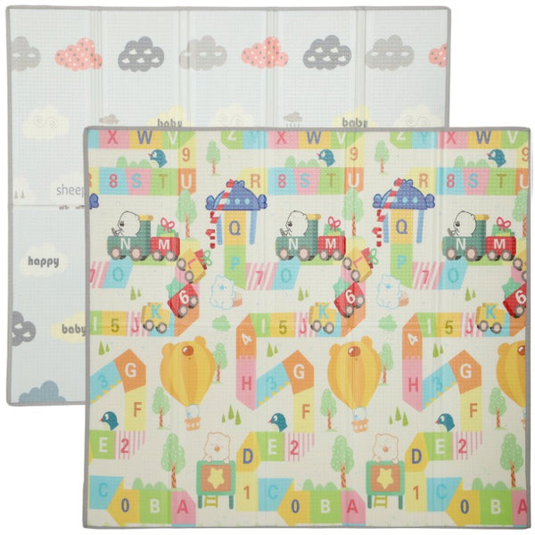 English Elm Qaba Reversible Foam Baby Play Mat Waterproof Cushioned Surface for Infants Toddlers W2225P596947