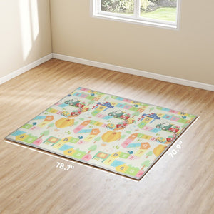 English Elm Qaba Reversible Foam Baby Play Mat Waterproof Cushioned Surface for Infants Toddlers W2225P596947