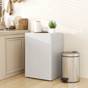 English Elm Homcom 2.5 Cu Ft Compact Refrigerator with Freezer Section Quiet Energy Saving W2225P597249