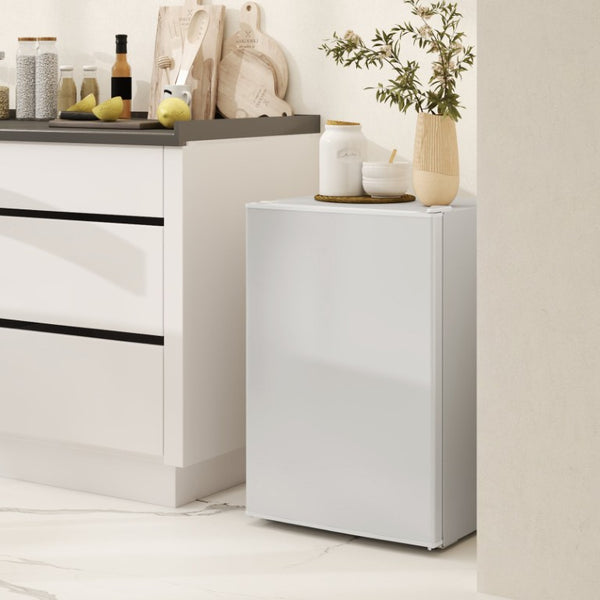 English Elm Homcom 2.5 Cu Ft Compact Refrigerator with Freezer Section Quiet Energy Saving W2225P597249
