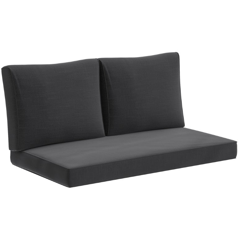 English Elm Outsunny 3 Piece Outdoor Loveseat Cushion Set UPF 50 Thick Foam Filled Washable W2225P597256